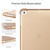 For iPad mini 5 / mini 4 / mini 3 / mini 2 / mini 3-folding Litchi Texture Horizontal Flip PU Leather + Shockproof TPU Case with Holder & Pen Slot(Gold)