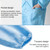Electronic Factory Anti Static Blue Dust-free Clothing Stripe Dust-proof Clothing, Size:S(Navy Blue)