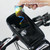 WILD MAN E1 Waterproof Front Bag MTB Mobile Phone Sets Bicycle Tube Bag Riding Accessories(Red)