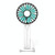Zipper Fan USB Mini Handheld Fan Portable with Stand Base(Lvory White) Zipper Fan USB Mini Handheld Fan Portable with Stand Base(Lvory White)