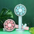 Zipper Fan USB Mini Handheld Fan Portable with Stand Base(Lvory White) Zipper Fan USB Mini Handheld Fan Portable with Stand Base(Lvory White)