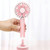 Zipper Fan USB Mini Handheld Fan Portable with Stand Base(Lvory White) Zipper Fan USB Mini Handheld Fan Portable with Stand Base(Lvory White)