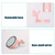 Zipper Fan USB Mini Handheld Fan Portable with Stand Base(Lvory White) Zipper Fan USB Mini Handheld Fan Portable with Stand Base(Lvory White)