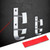 5 PCS Creative Hook for Bathroom Wall-mounted Washbasin, Color:Black Sand (Double-sided Tape)