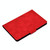 For iPad mini 5 / 4 / 3 / 2 / 1 Cowhide Texture Horizontal Flip Leather Case with Holder & Card Slots & Sleep / Wake-up Function(Red)