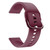 22mm For Huawei Watch GT2e/GT/GT2 46MM Color Buckle Silicone Watch Band (Wine Red) 22mm For Huawei Watch GT2e/GT/GT2 46MM Color Buckle Silicone Watch Band (Wine Red)