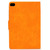 For iPad mini 5 / 4 / 3 / 2 / 1 Cowhide Texture Horizontal Flip Leather Case with Holder & Card Slots & Sleep / Wake-up Function(Khaki)