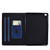 For iPad Air 2 / Air / 9.7 (2018) & (2017) Cowhide Texture Horizontal Flip Leather Case with Holder & Card Slots & Sleep / Wake-up Function(Blue)