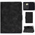 For iPad mini 5 / 4 / 3 / 2 / 1 Cowhide Texture Horizontal Flip Leather Case with Holder & Card Slots & Sleep / Wake-up Function(Grey)