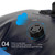 60L Outdoor Swimming Diving  Surfing Full Waterproof Backpack Large Capacity Mountaineering Equipment Bag(Blue)