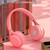 Y08 Hifi Sound Quality Macaron Bluetooth Headset, Supports Calling & TF Card & 3.5mm AUX (Blue)