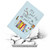 For Samsung Galaxy Tab A 9.7 T550 / T555C Voltage Painted Pattern Tablet PC Protective Leather Case with Bracket & Card Slots & Sleep / Wake-up & Anti-skid Strip(Colorful Book)