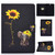 For Samsung Galaxy Tab A 9.7 T550 / T555C Voltage Painted Pattern Tablet PC Protective Leather Case with Bracket & Card Slots & Sleep / Wake-up & Anti-skid Strip(Chrysanthemum Elephant)