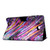 For Samsung Galaxy Tab A 10.1 (2016) T580 / T585 Voltage Painted Pattern Tablet PC Protective Leather Case with Bracket & Card Slots & Sleep / Wake-up & Anti-skid Strip(Meteor)