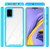 For Samsung Galaxy A51 5G Starry Sky Solid Color Series Shockproof PC + TPU Protective Case(Red)