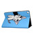 For Samsung Galaxy Tab A 10.1 (2019) T515 / T510 Voltage Painted Pattern Tablet PC Protective Leather Case with Bracket & Card Slots & Anti-skid Strip(Blue Cat)