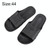 Anti-static Anti-skid Six-hole Slippers, Size: 44 (Black)