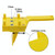 Straight Hole Punching Positioner Woodworking Tools(Yellow)