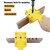 Straight Hole Punching Positioner Woodworking Tools(Yellow)