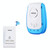 VOYE V009B Home Music Remote Control Wireless Doorbell with 38 Polyphony Sounds, US Plug (White)