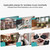VOYE V009B Home Music Remote Control Wireless Doorbell with 38 Polyphony Sounds, US Plug (White)