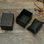 8 PCS Litchi Texture Watch Box Jewelry Gift Box Earring Necklace Jewelry Watch Packaging Box, Color:Black