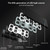 LED Digital Clock Living Room Wall Clock Creative WIFI Clock US Plug, Style:4 Bit WIFI, Color:Hollow White