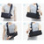 Postoperative Forearm Sling Multifunctional Shoulder and Neck Wrist Strap Arm Fracture Fixation Strap, Size:M(Black)