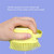 Pet Bath Massage Brush Dog Rub Bath Gloves with Brush(Random Color Delivery)