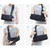 Postoperative Forearm Sling Multifunctional Shoulder and Neck Wrist Strap Arm Fracture Fixation Strap, Size:L(Black)