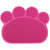 PVC Claw Shaped Cat Litter Mat Pet Placemat Anti-skid Floor Mat Pet Supplies(Coffee)