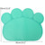 PVC Claw Shaped Cat Litter Mat Pet Placemat Anti-skid Floor Mat Pet Supplies(Coffee)