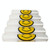 5 Sets 5C Thick Transparent Smiley Plastic Bag Shopping Bag Packaging Bag(50 PCS / Set), Size: 38x58cm