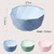 Double-layer Hollow Drain Basket Household Plastic Multi-function Washing Vegetables and Fruit Dishes, Size:Large(Pink)