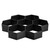 Plastic Floor Mold Ultralight DIY Garden Paving Hexagonal Fancy Mould(Black)