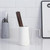 Dustproof Kitchen Drain Household Plastic Cutlery Storage Chopsticks Box with Lid(Apricot)
