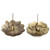 Household Bedroom Alloy sandalwood Furnace Creative Antique Line Incense Burner Incense Holder, Style:Gourd(Bronze)