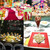 5 PCS Colorful Printed Wedding Banquet Napkins Placemats 5 PCS Colorful Printed Wedding Banquet Napkins Placemats