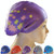 Printed Silicone Swimming Cap Waterproof Swimming Cap for Long Hair, Size:One Size(Navy Blue)