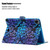 For iPad 11 Pro (2020) Painted Flower Totem Car Line TPU Horizontal Flip Leather Tablet Case with Holder & Card Slot & Sleep / Wake-up Function(Black Blue)