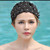Pearl Three-dimensional Handmade Flower Swimming Cap for Women(Black) Pearl Three-dimensional Handmade Flower Swimming Cap for Women(Black)