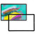 For Galaxy Tab S5e SM-T720 / SM-T725 Front Screen Outer Glass Lens (Black)