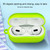 For Airpodspro3 Simple Fluorescent Solid Color Earphone Protective Sleeve(White)