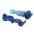 10 PCS T-type Quick-break Wire-free Fast Wire Terminal Clam(Blue)