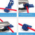 10 PCS T-type Quick-break Wire-free Fast Wire Terminal Clam(Blue)