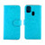 For Galaxy M31 Crazy Horse Texture Leather Horizontal Flip Protective Case with Holder & Card Slots & Wallet & Photo Frame(baby Blue)