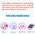 Clean Trust Portable UVC LED Light Sterilizer Disinfection Stick Lamp (Purple)