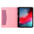 For iPad Pro 11(2020) Horizontal Flip TPU + Fabric PU Leather Protective Tablet Case with Name Card Clip(Rose Red)