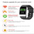 T1 1.14 inch Color Screen Smart Watch IP67 Waterproof,Support Call Reminder /Heart Rate Monitoring/Sedentary Reminder/Sleep Monitoring/ECG Monitoring(Red)