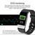 T1 1.14 inch Color Screen Smart Watch IP67 Waterproof,Support Call Reminder /Heart Rate Monitoring/Sedentary Reminder/Sleep Monitoring/ECG Monitoring(Red)